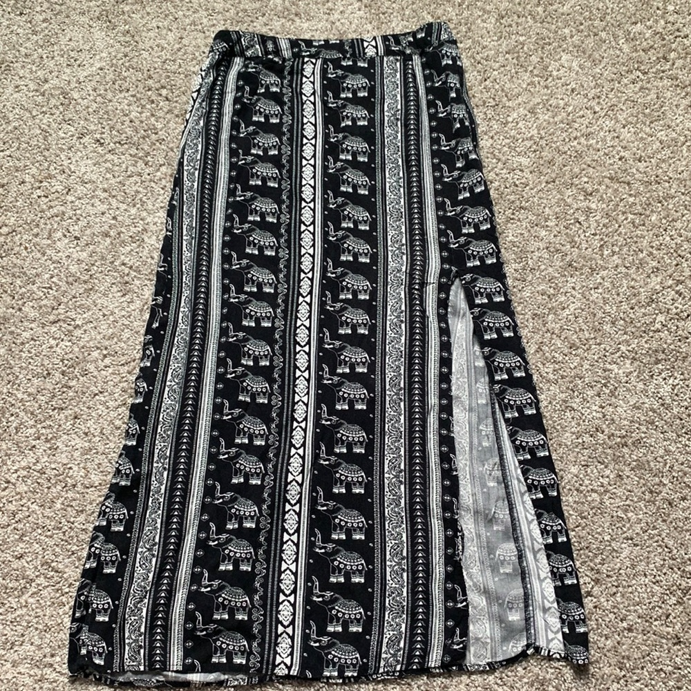 H&M Coachella official collection midi skirt with slit